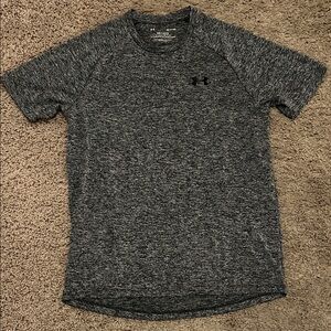 Under Armour Men's Heathered Black Tee